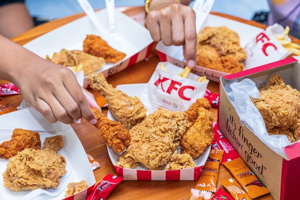 Fried Chicken of KFC.