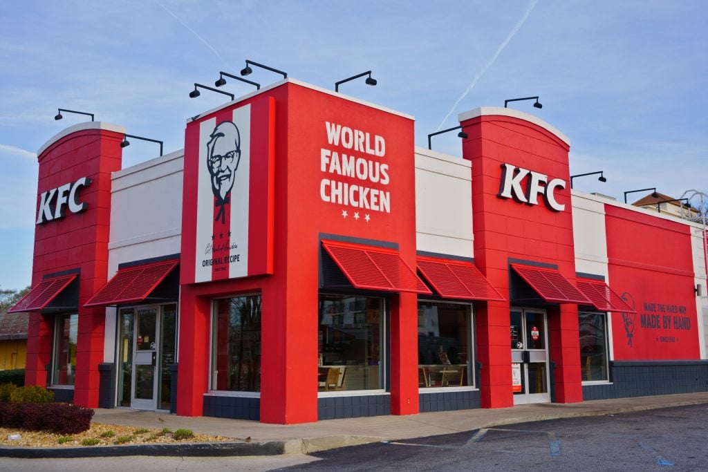 KFC restaurant.