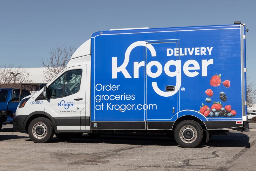 Kroger Delivery van. 